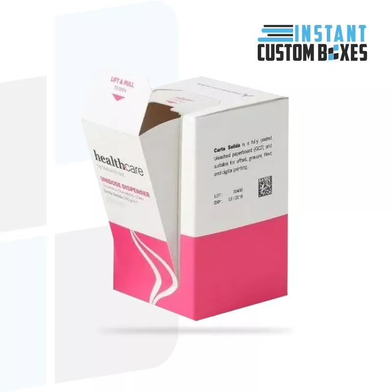 Custom Card Stock Health Care Boxes