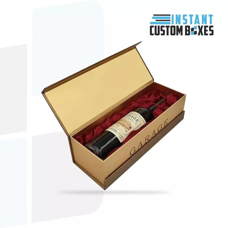 Custom Champaign Rigid Boxes with Inserts