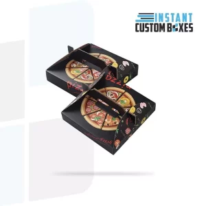 White Pizza Boxes with Custom Logo printed on top – CARTONBAR