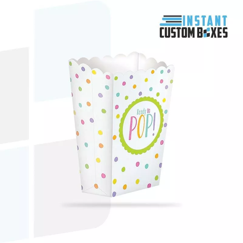 Custom Popcorn Multicolor Boxes
