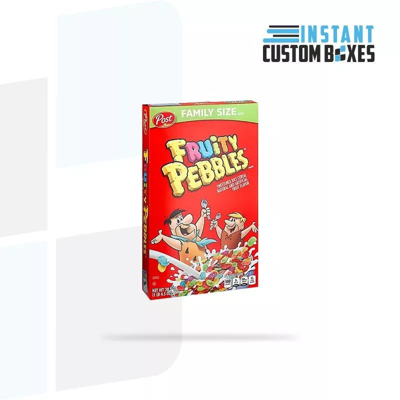 Custom Cereal Boxes with Gloss Lamination