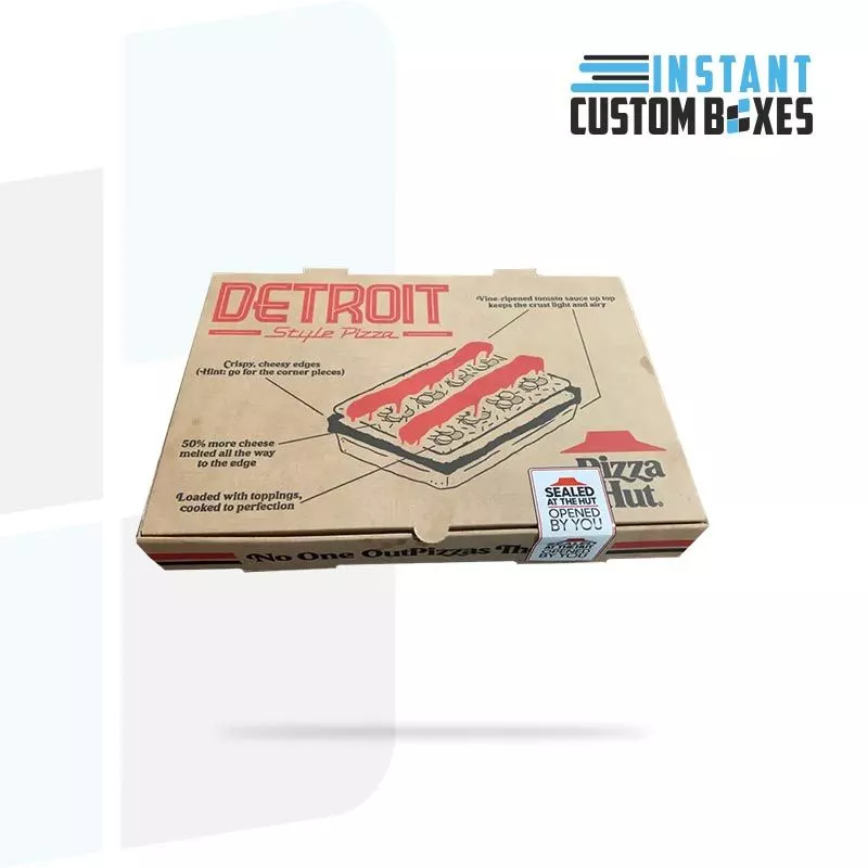 Custom Detroit Pizza Boxes