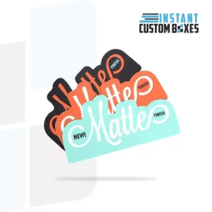 custom matte sticker
