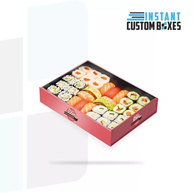 Custom Printed Sushi Food Boxes