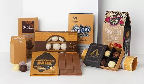 Chocolate boxes organic designs