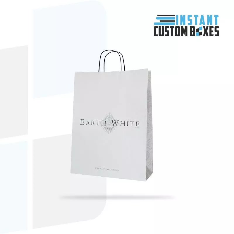 Custom White Kraft Bags