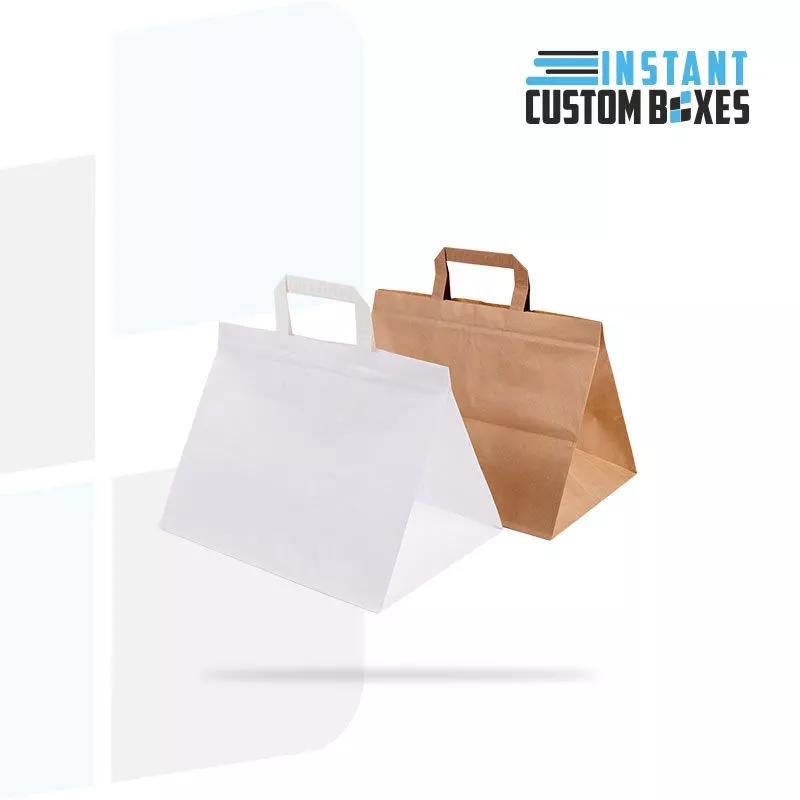 Custom White Kraft Bags