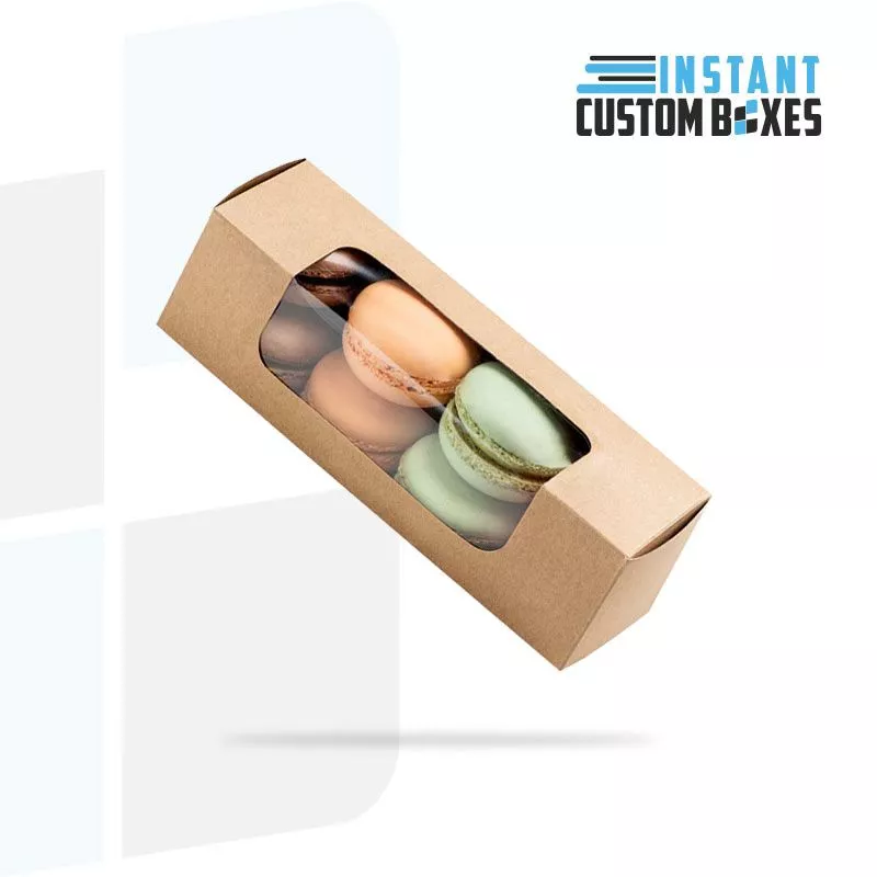 Custom Kraft Biodegradable Macaron Boxes