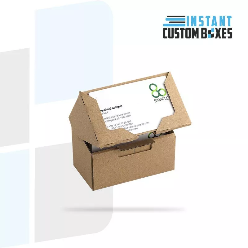 Custom Cardboard Business Card Boxes