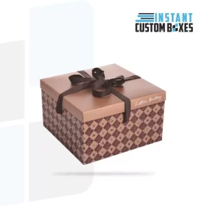 Custom Lid And Tray Cake Box
