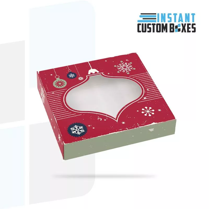 ornament gift box with window