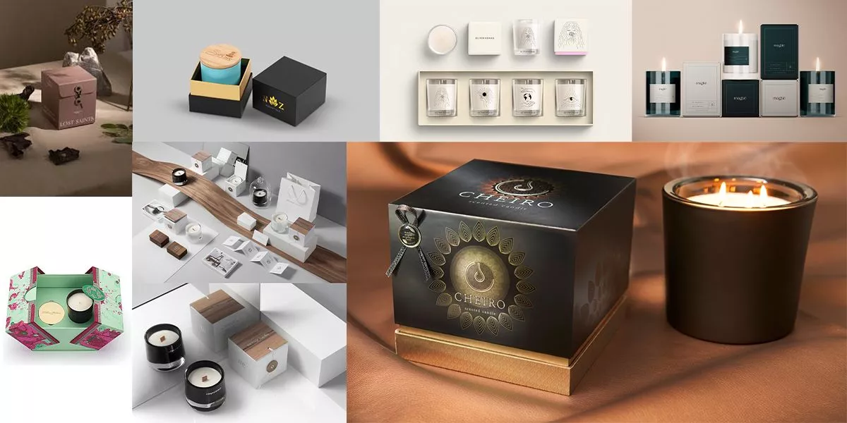 luxury candle packaging boxes supplier in