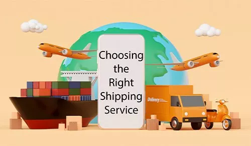 Choosing right shipping service
