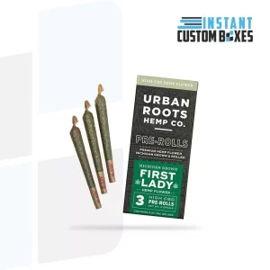 Custom Reverse Tuck Pre Rolls Joints Packaging