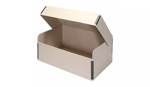 Hinged lid box