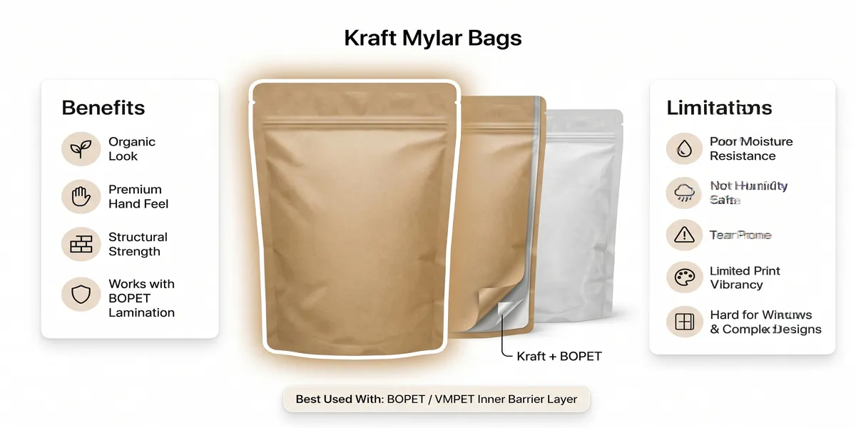 Kraft Paper For Mylar Bags