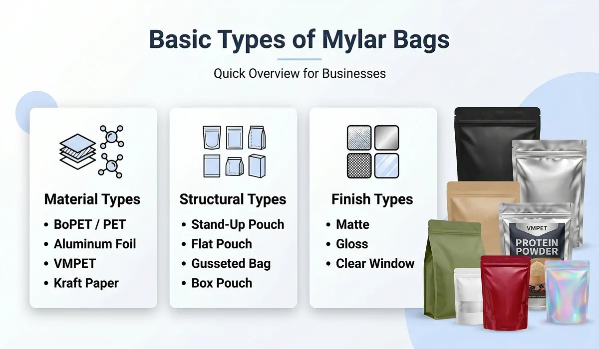 The Basic Variety of Mylar Bags