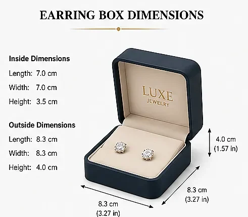 Earring Box Dimensions