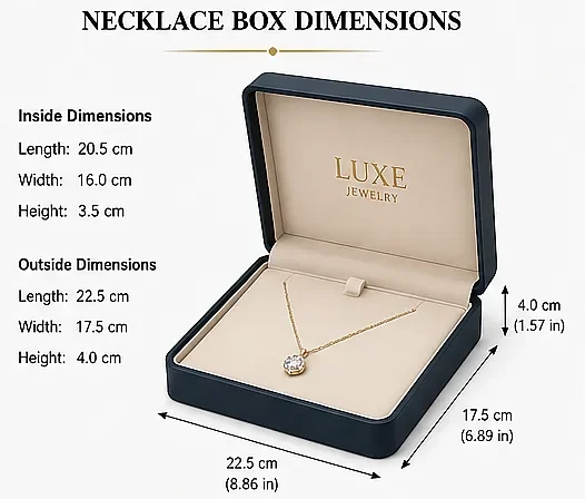 Necklace Box Dimensions