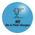 no die & plate charges