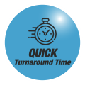 quick turnaround time